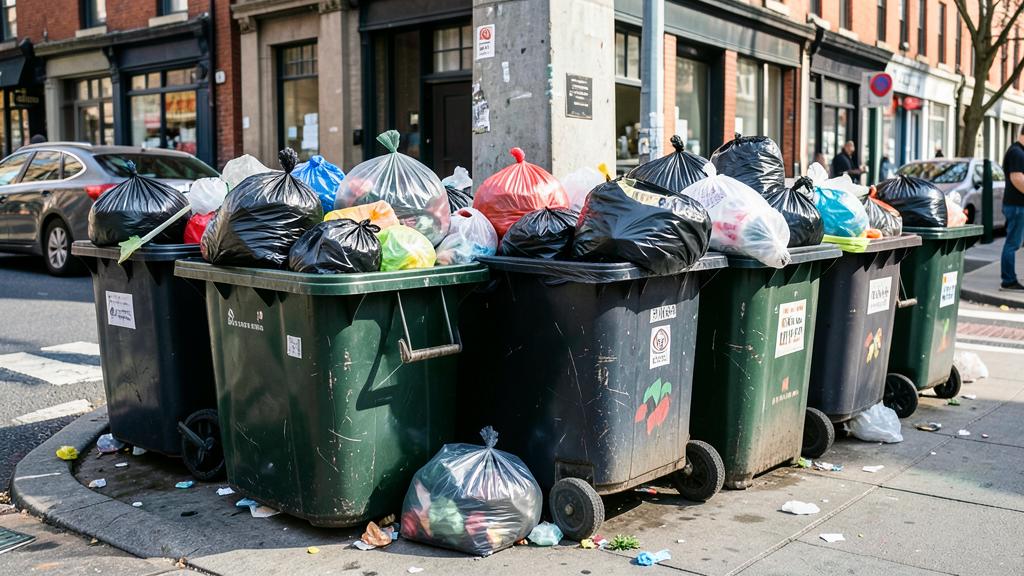جمع منتظم للنفايات ونظافة دائمة للشوارع